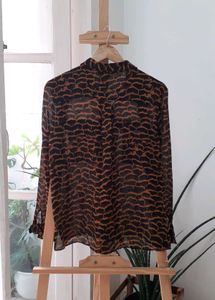 Massimo Dutti animal print shirt