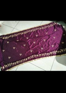 Wine Colour Shirt With Dupatta