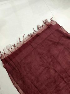 Maroon Net Dupatta