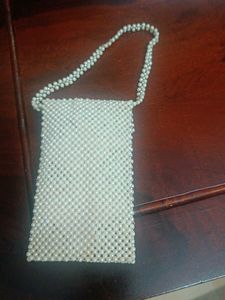 Vintage Beaded Cell Phone Bag