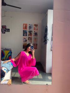 Hot Pink Flowy Dress