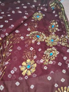 heavy detailing saree for wedding purpose