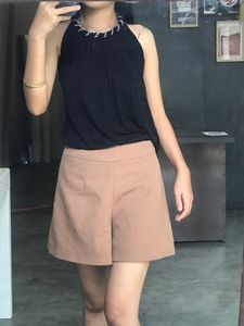 Black Backless Tops
