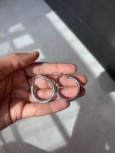 Silver Hoop Earrings