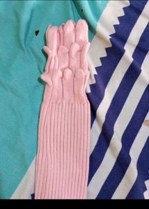 Pink High Neck Top