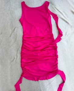 Ruched Backless Dress