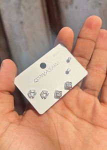 Premium Silver Finish Earrings