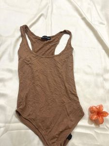Brown Bodysuit - Pretty Little Thing