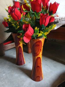 Wooden Flower Pot