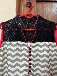 Bombey style sleeveless kurti