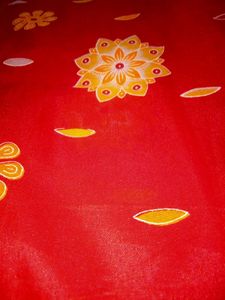 Women's red cotton brand new saree