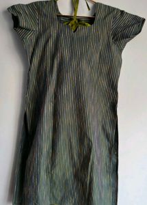 2pc Woven Green Blue Salwar Kurta Set 40"