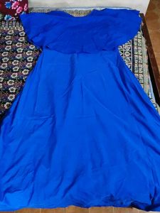 Blue  Full Length Gown
