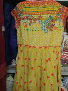 Yellow Floral Dress