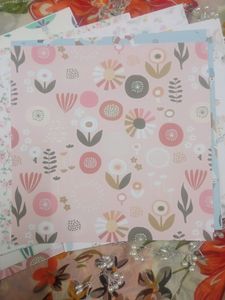 Designer Series Paper, 1 Sided. Set Of 20. 8"x8"