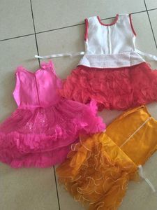 New combo of 3 kids Cute Girls Dresse