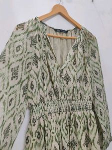 Zara Printed Mini Dress