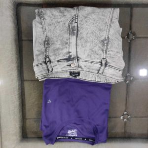 Acid Wash Cargo Joggers