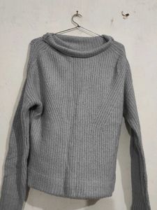 blue Knit Sweater