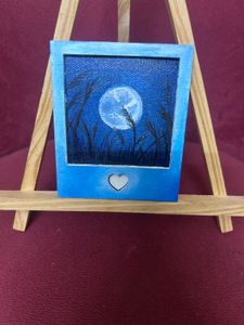 Set of 6 Small Canvas Framed Painting