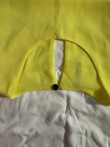 Yellow Sleeveless Top fits upto 34 to 36