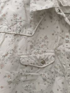 Floral Print Button-Down Shirt