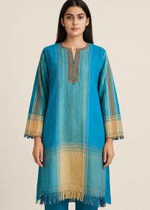 Striped woollen Kurta