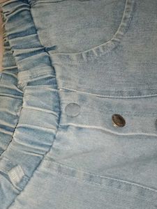 Cute Denim Palazzo Pants