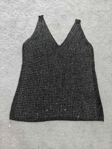 Sparkly Black Tank Top