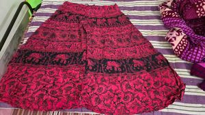 Elephant Print Skirt