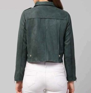 Zip front biker jacket🌊