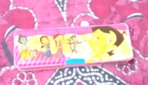 Pink Colour Magnetic Pencil Box