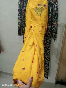 Pant,Crop Top,Srug - Pair