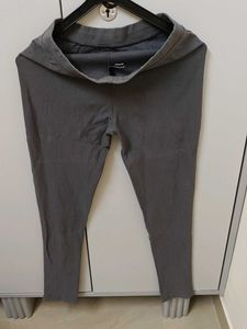 Gray Casual Leggings