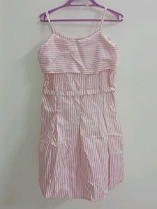 Pink Striped Sundress