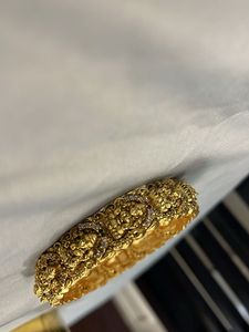 Ornate Gold-Tone Bangle