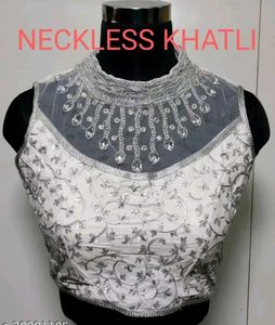 Embroidered Silver Blouse (Sale)