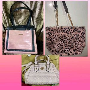 3 NEW Handbags (2 Shoulder, 1 Slingbag)