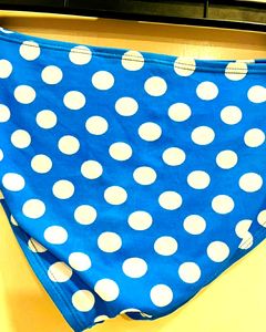 Blue Polka Dots Bikini Bottom
