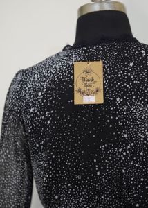 Sheer Starry Galaxy Dress