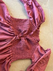 Tiered Ruffle Sleeve Dress