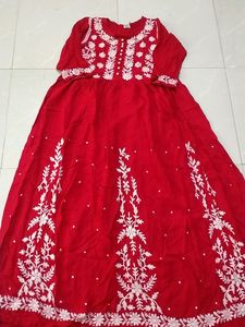 Beautiful ❤️ Red Anarkali Kurta.