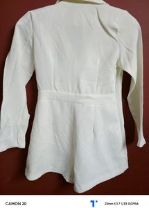 White Formal Divider Dress