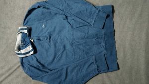 Blue Pullover Sweater Hoodie