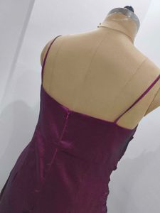 Elegant Purple Evening Gown