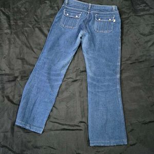 Trendy Denim Jeans/Y2K /korean