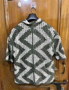 ETA WESTSIDE RELAXED FIT CROCHET SHIRT