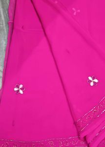 Elegant Pink Embroidered dupatta