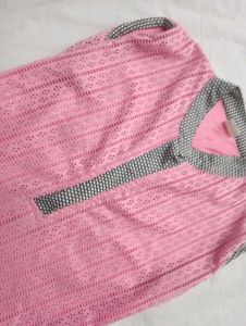 Pink Sleevless Top