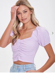 Lavender Fitted Top.